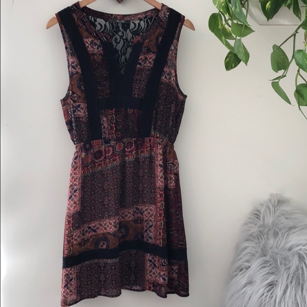 MISS ME lace embellished boho sun dress🌻